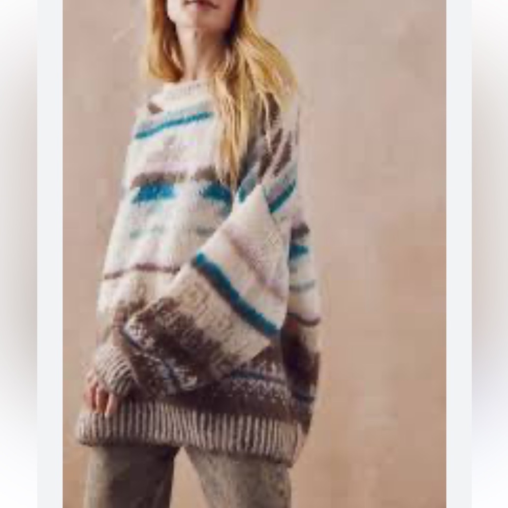 Free People Sunset Canyon Alpaca Blend Sweater
